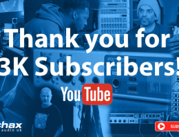 Synthax Audio UK hits 3000 subscribers