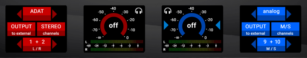 Ferrofish A32pro Dante headphone controls