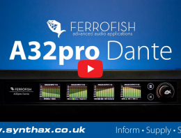 Ferrofish-A32-Pro-Dante-Overview-Video