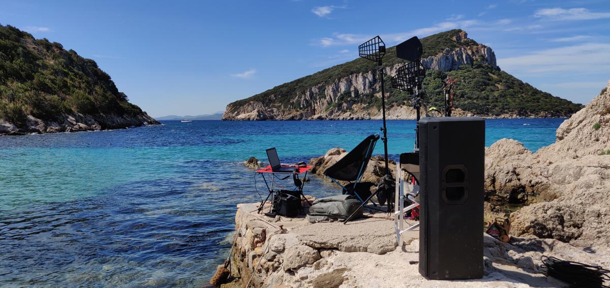 Location recording in Sardinia with RME and DirectOut Prodigys