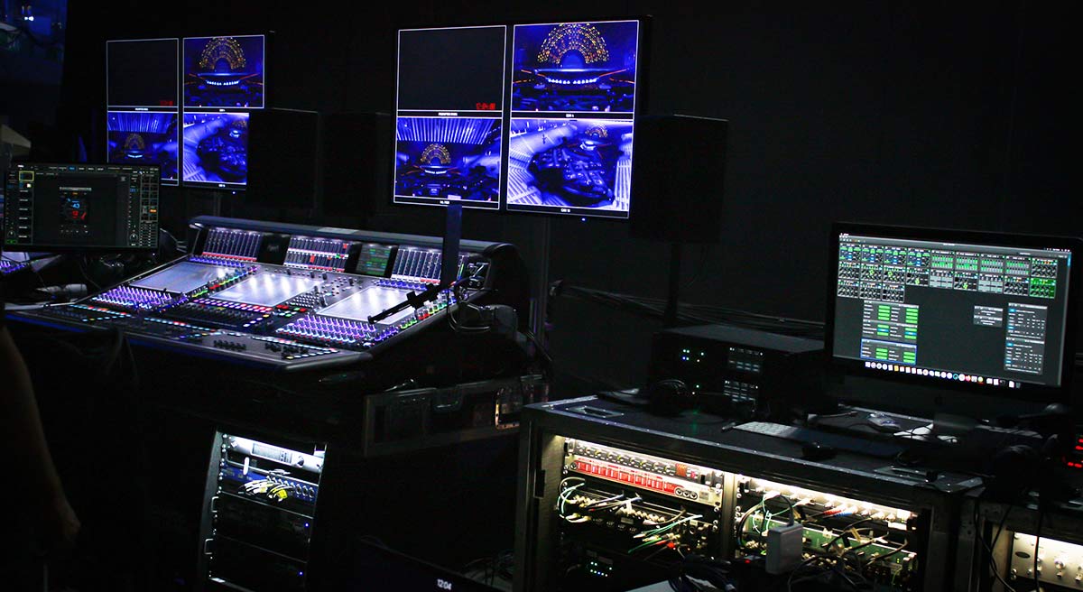More audio equipment backstage at Eurovision 2022, including two more DirectOut PRODIGY.MP.