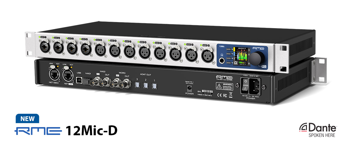 RME 12Mic-D product render