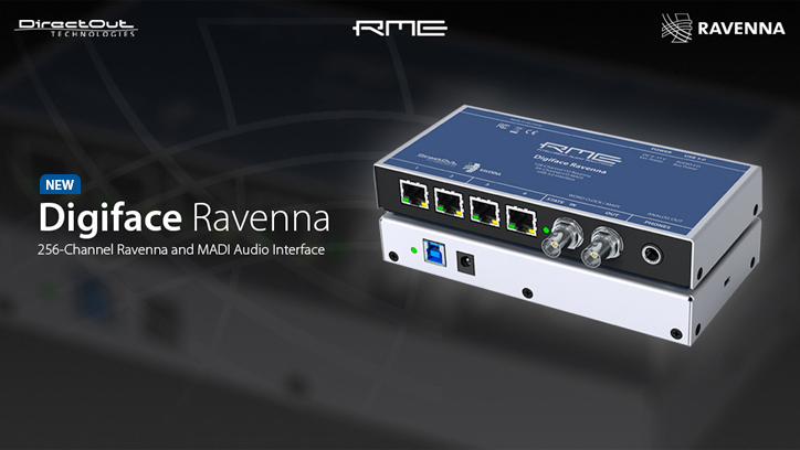 RME & DirectOut Digiface Ravenna promo image