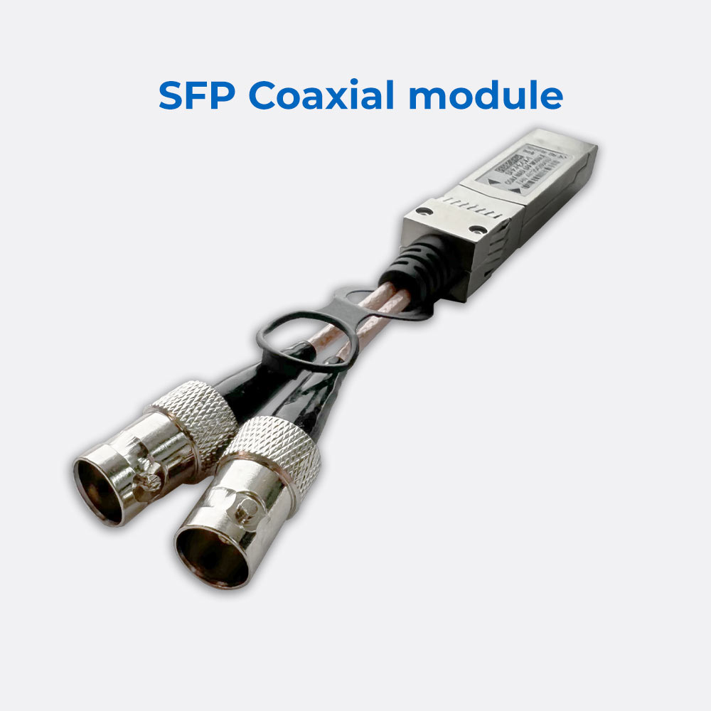 Coaxial MADI SFP module for Ferrofish AD/DA converters