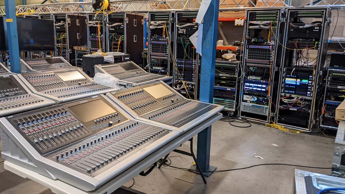 Multiple Calrec Brio audio broadcast consoles ready for deployment