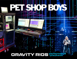Pet Shop Boys playback rig designed by Gravity Rigs