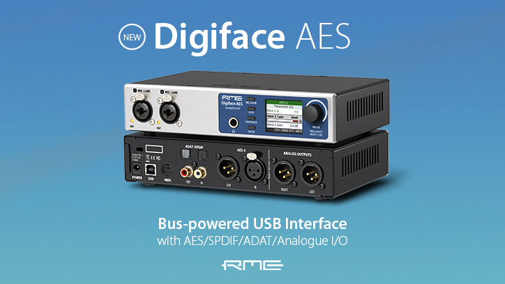RME launches Digiface AES promo image