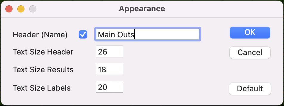 Changing the font size in DIGICheck NG