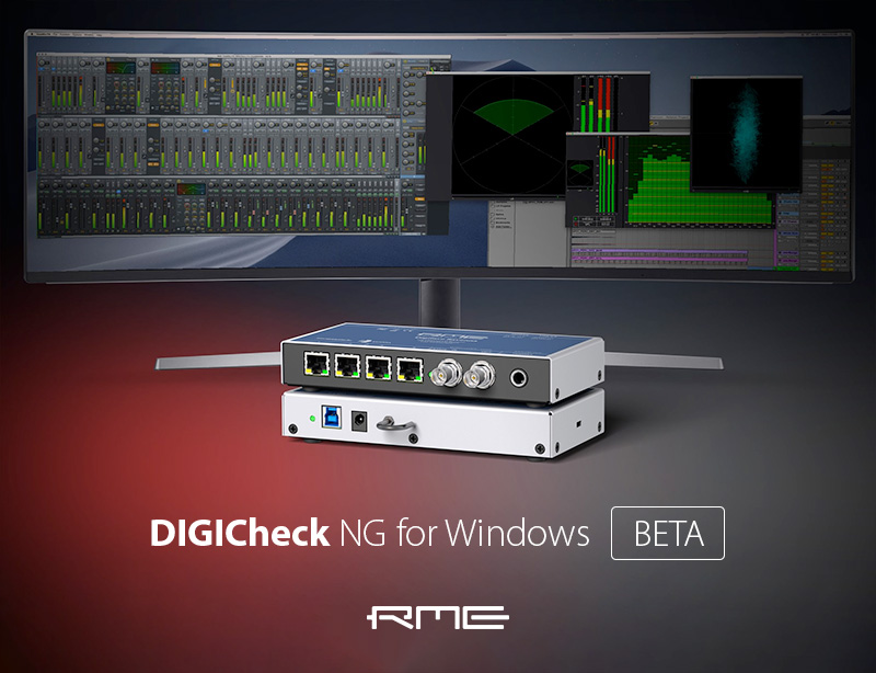 RME DIGICheck for Windows promo image