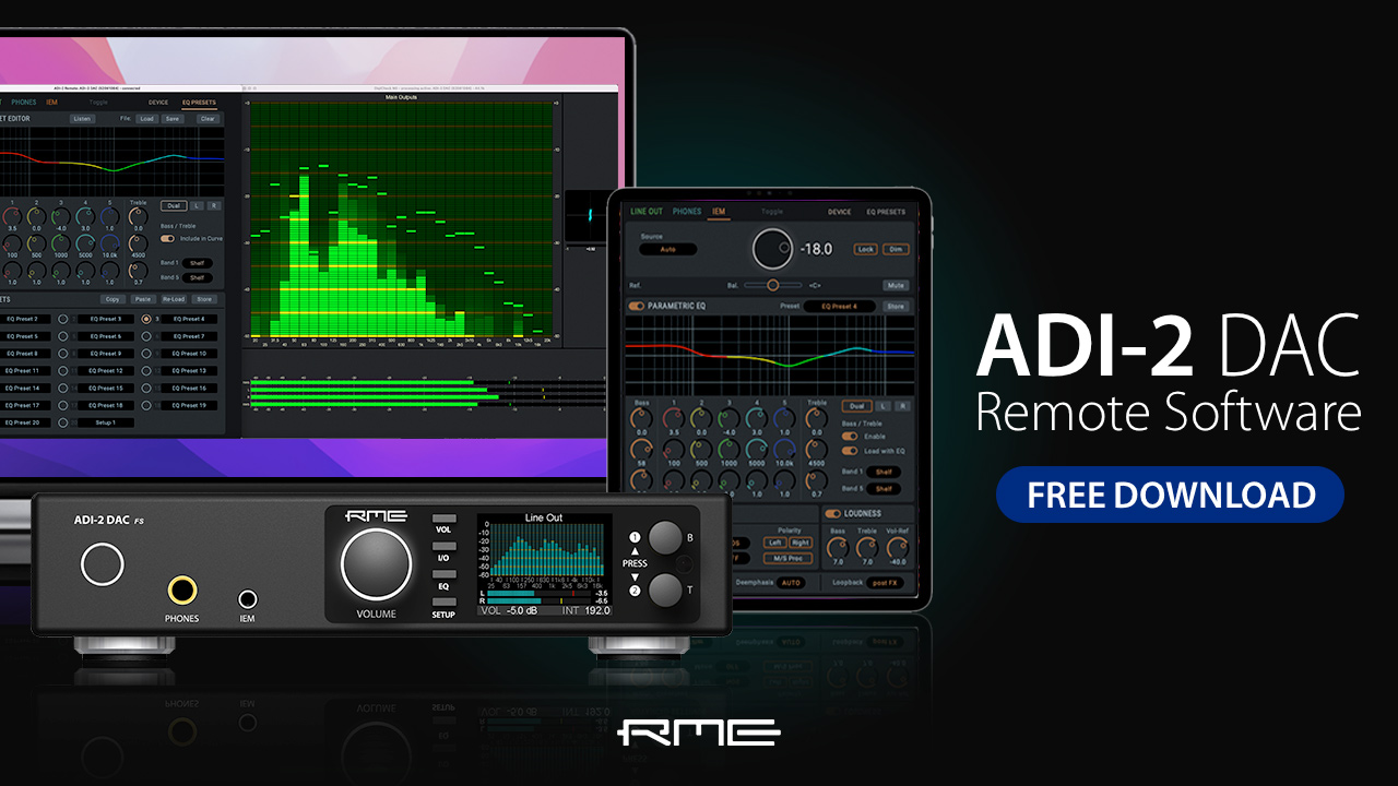 RME ADI-2 DAC FS software controller news image