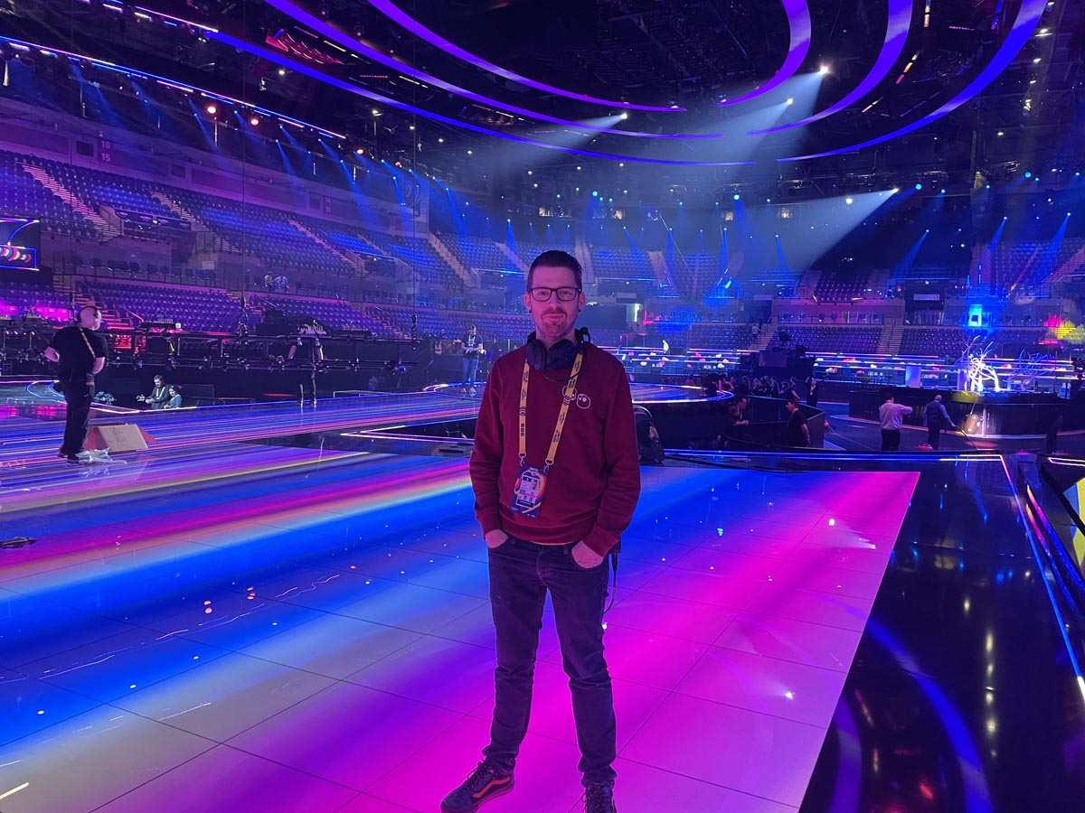 Josh Lloyd (Britannia Row Productions) at Eurovision 2023