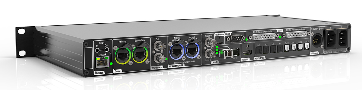 Back panel perspective of the Appsys Multiverter MVR-mkII 