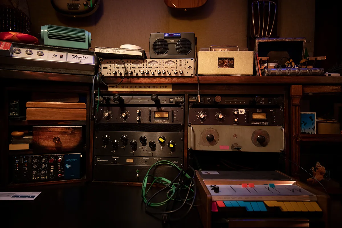 Some of Justin Stanley's studio gear