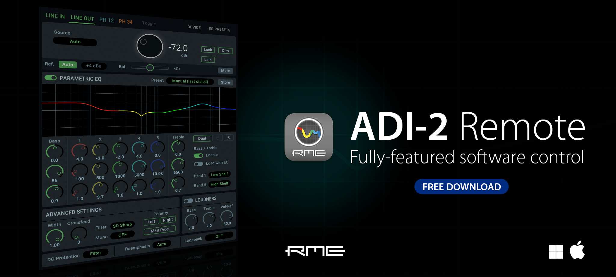 RME ADI-2 Remote Software promo