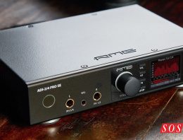 RME ADI-2/4 Pro SE mastering converter on a wooden table