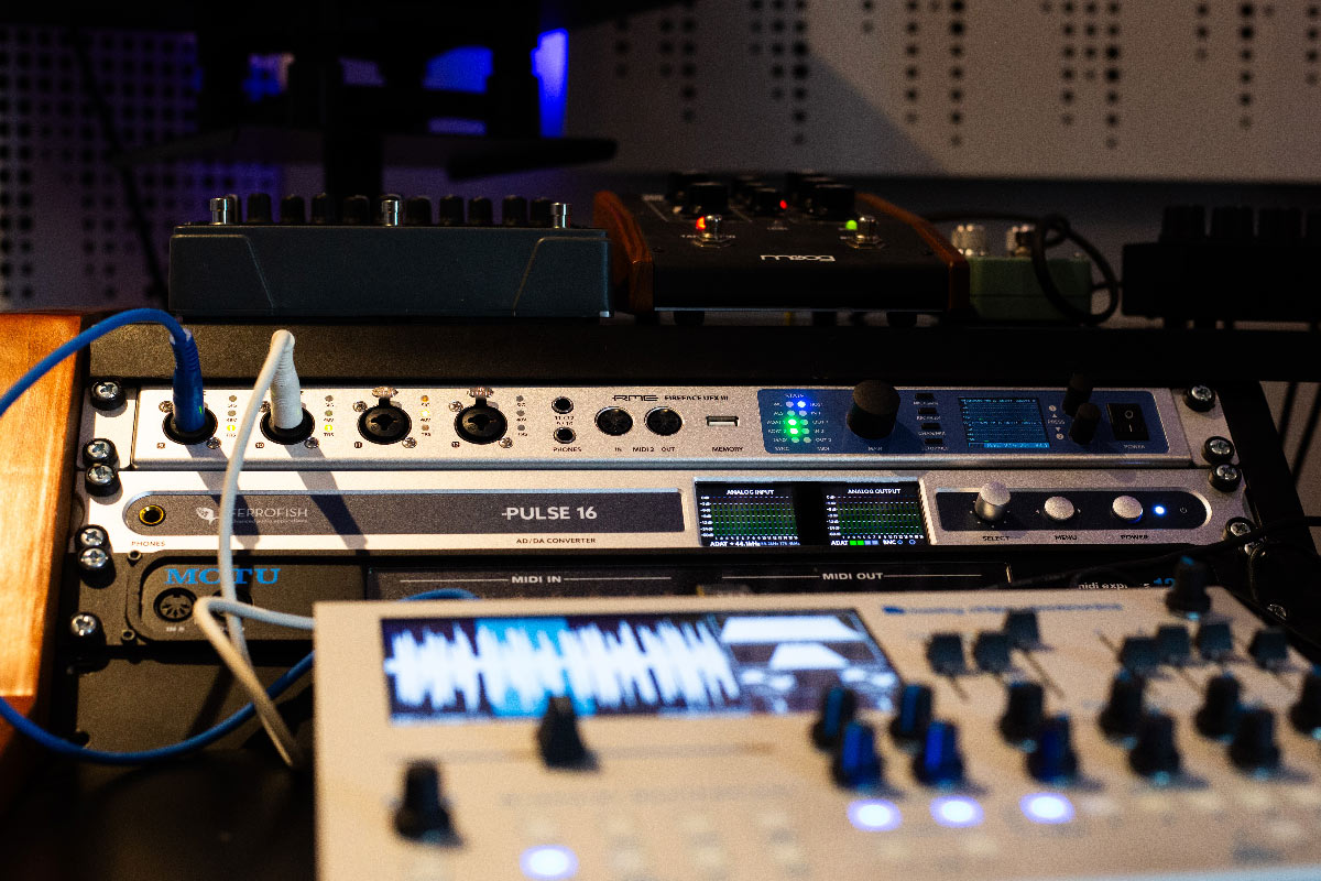 RME Fireface UFX III, Ferrofish Pulse 16 and Tasty Chips GR-1