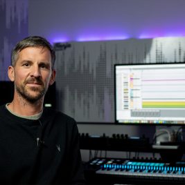 Reset Robot in his recording studio