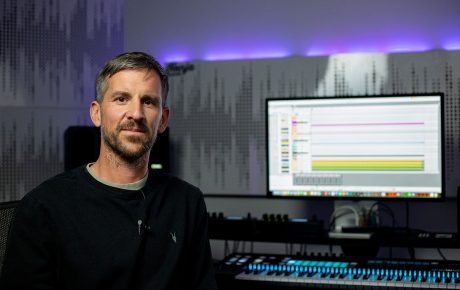 Reset Robot in his recording studio