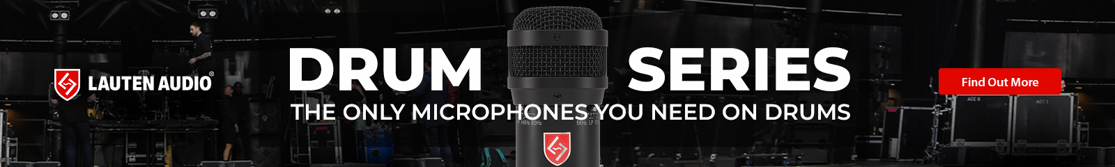 Lauten Audio DRUM Series promo banner