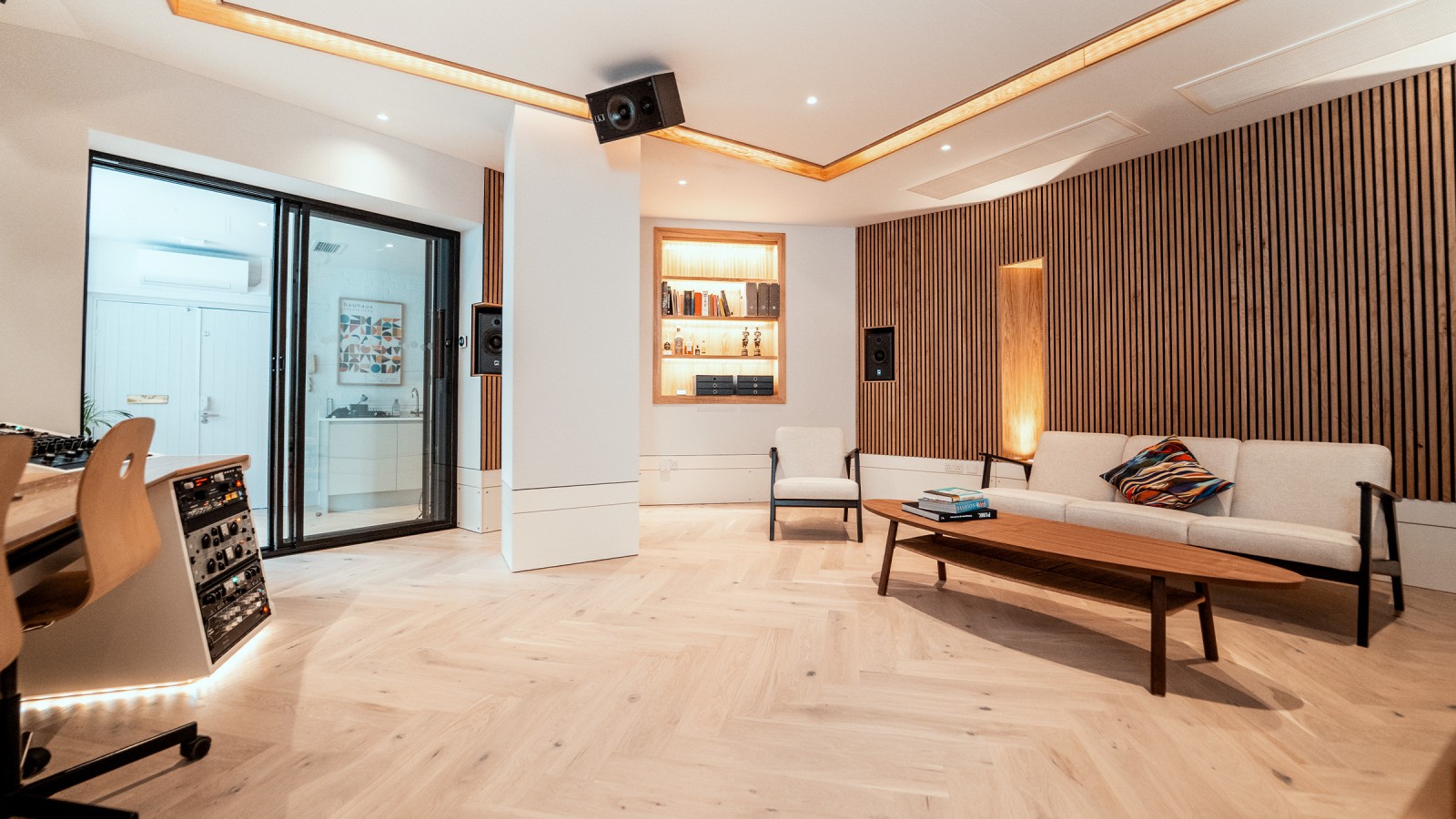 Wide shot of Shoreditch Recording Works main room
