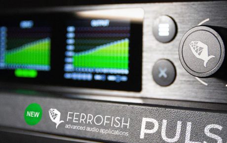 Closeup of the Ferrofish Pulse 16 AE converter