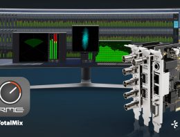 RME HDSPe AoX-D Dante card and TotalMix