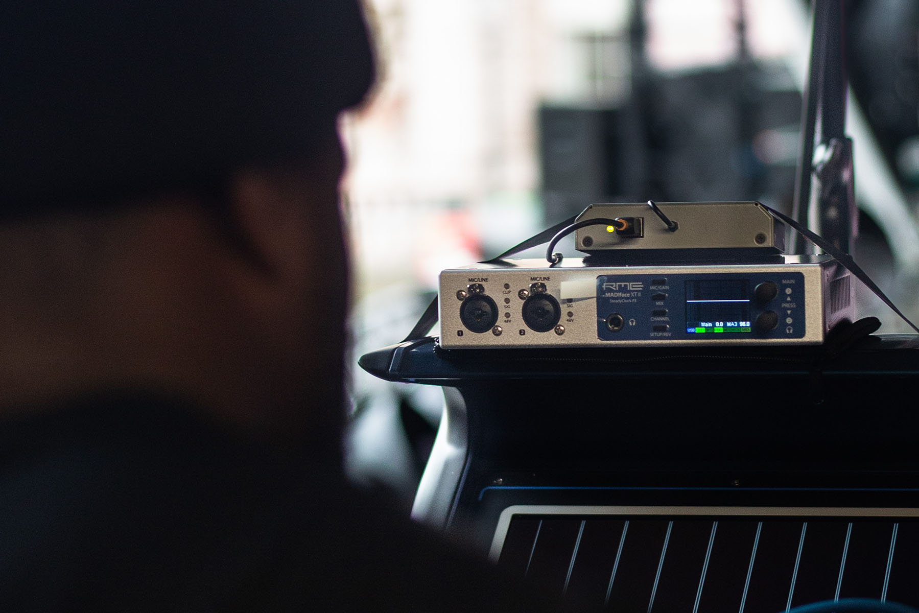 RME MADIface XT II and MADIface USB on meter bridge