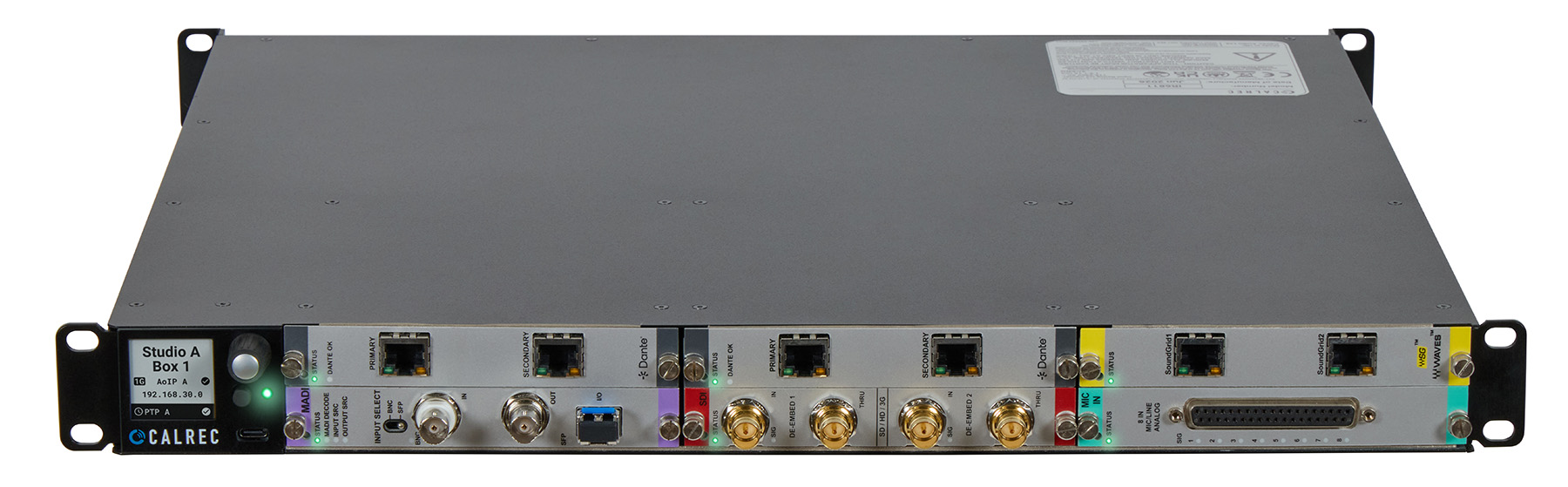 Calrec Apex M6 - 1U modular I/O box