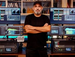 Systems Engineer Fernando Rodrigues with two DirectOut PRODIGY.MP rigs