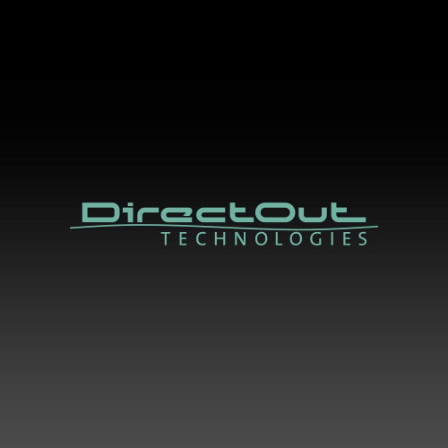 DirectOut Logo on black gradient