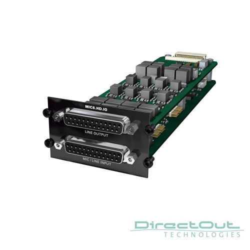 DirectOut MIC8.HD.IO Module - Prodigy-MC-MP - Synthax Audio UK