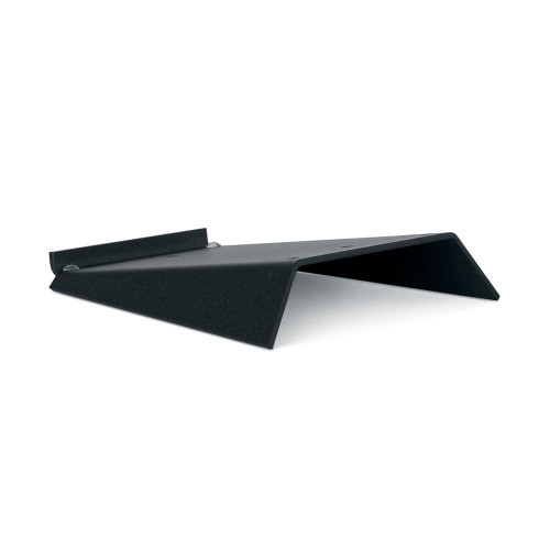 Angled metal base for Dynaudio speakers and studio monitors