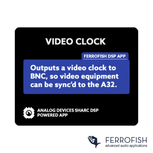 Ferrofish Video Clock Plugin - Synthax Audio UK