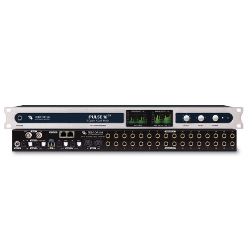 Ferrofish Pulse 16 DX - Analogue - Dante - ADAT - MADI Converter