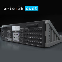 Calrec Brio 36 Duet Rear - Compact Broadcast Console