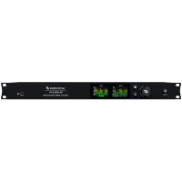 Front panel of the Ferrofish Pulse 16 AE AD/DA converter