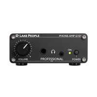Front panel of the Lake People G101 headphone amplifier