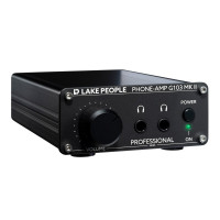 Perspective render of the Lake People G103-S MKII headphone amplifier