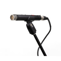 Lauten Audio LA 120 microphone mounted on microphone stand