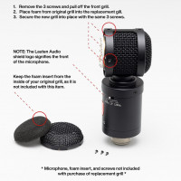 Snare Mic and Tom Mic Front Grill Replacement - Installation Steps 2