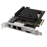 Front view of RME HDSPe AoX-M Milan/AVB sound card