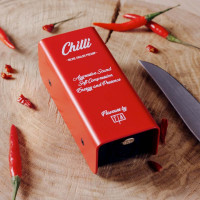 Tierra Audio Chilli inline mic pre on chopping board