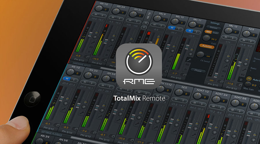 RME TotalMix Remote promo image