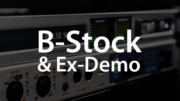 B-Stock & Ex-Demo category