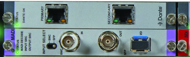 Calrec Apex M6 flexible connectivity