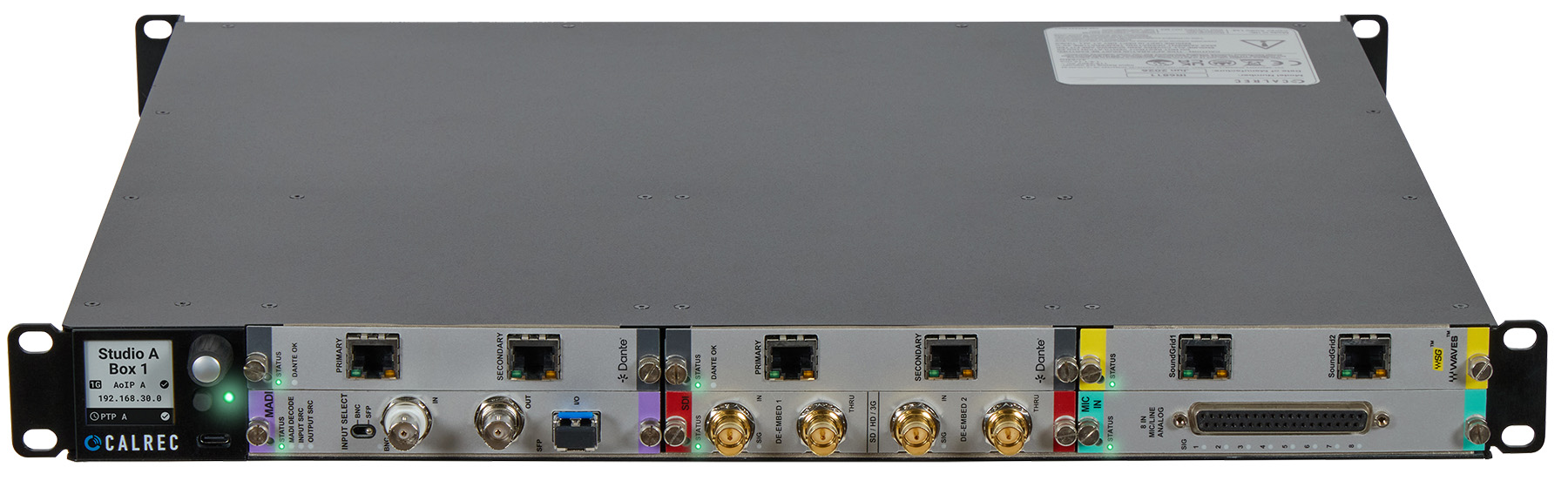 Calrec Apex M6 top view
