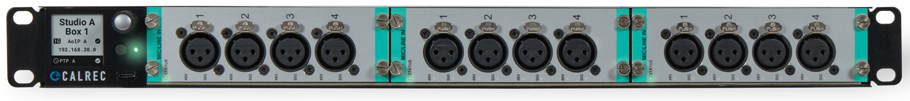 Calrec Apex M6 microphone inputs