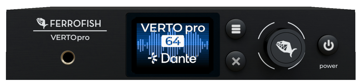 Ferrofish VERTOpro 64 - front panel