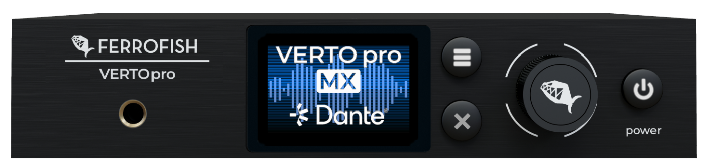 Ferrofish VERTOpro MX - front panel