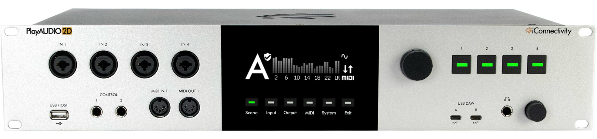 iConnectivity PlayAUDIO2D front panel